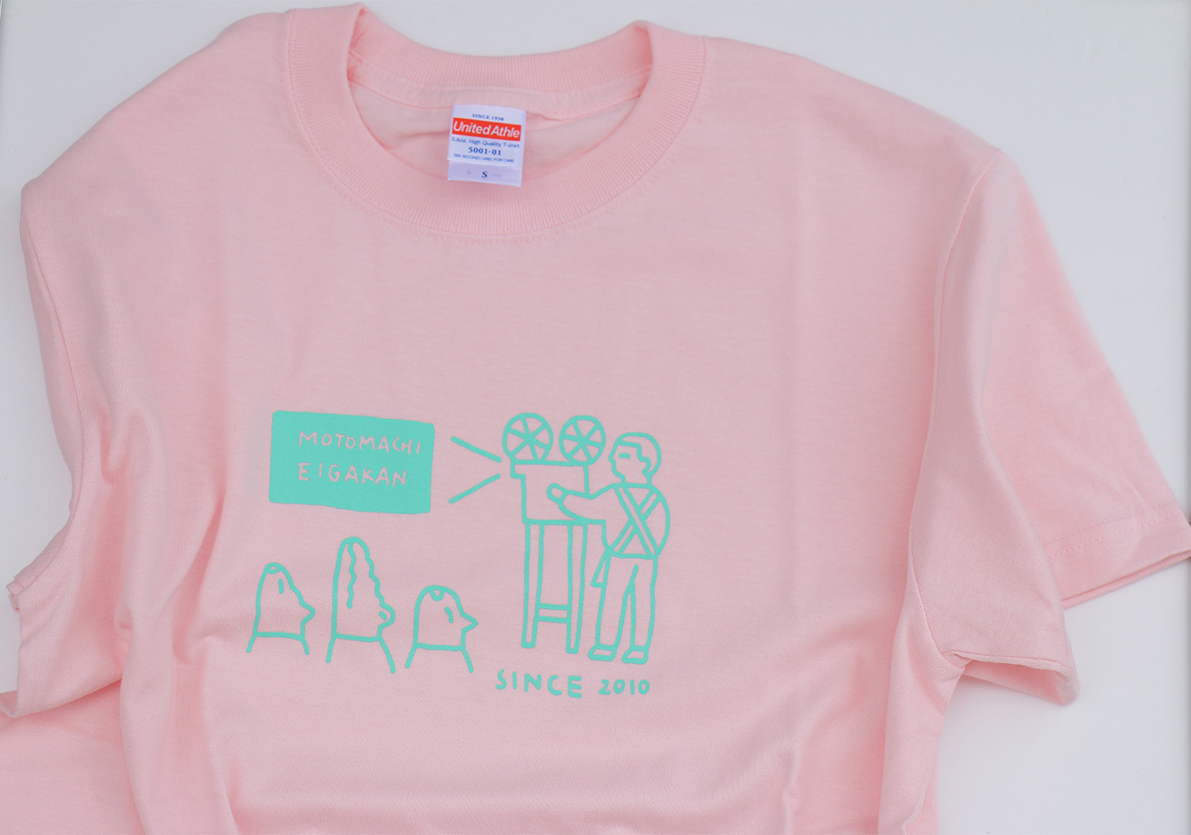 朝野ペコさんイラストtシャツ サコッシュ販売中 神戸 元町商店街のミニシアター 元町映画館